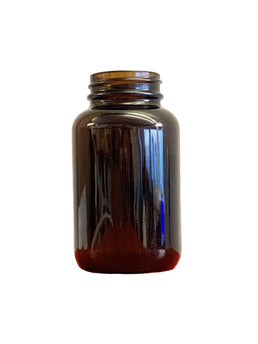 120ml (4oz) Amber Glass Poederfles