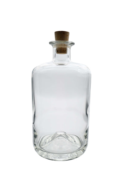 100ml Apotheker Glazen Fles met Kurkmond