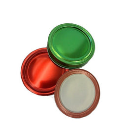 70mm Rode / Groene Mason Jar Deksels met Afdichting