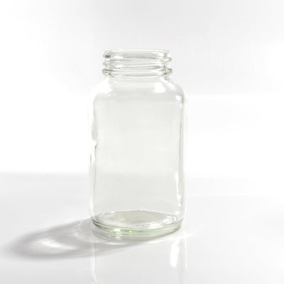 120ml (4oz) Witte Flint Glazen Poederfles