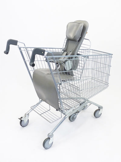 Child Disabled Shopping Trolley – Accessible Retail Cart with Grey Trim
