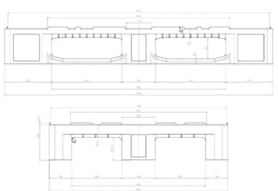 H1 Hygiene Pallet 1200 x 800 x 160mm – Virgin HDPE | HACCP Approved | 1250kg Dynamic Load