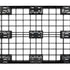 Nestable Plastic Euro Pallet 1200 x 800 x 153mm with Raised Edge – 1000kg Dynamic Load