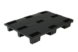 Heavy Duty Nestable Plastic Pallet 1200 x 1000 x 153mm – Closed Deck with Raised Edge | 1200kg Dynamic Load