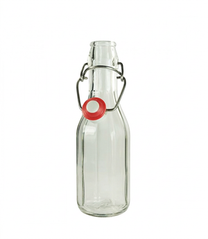 250ml Faceted Costolata Empty Bottle w/ Swing-Stopper