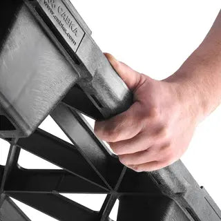 Nestable Plastic Display Pallet 800 x 600 x 130mm – Open Deck | 350kg Dynamic Load