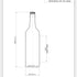 750ml Flint Glass Bordelesa Oneway Wijnfles - Ardagh
