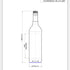 750ml Groene Glazen Bordeaux Oneway Wijnfles - Ardagh