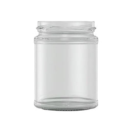 500ml Panelled Jam Jar – Clear Glass Food Jar