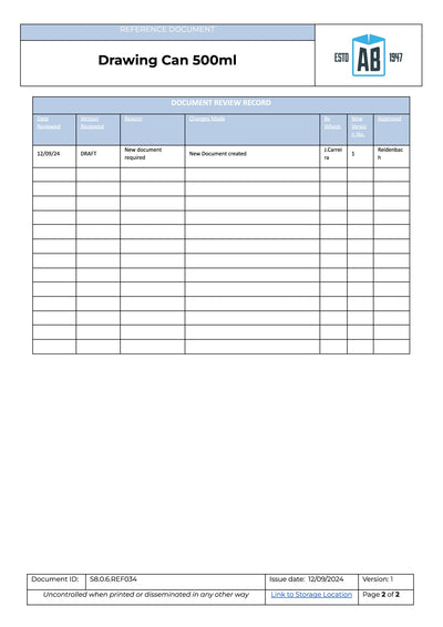 Drankblikje Aluminium 440ml
