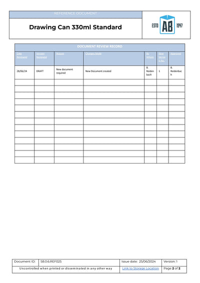 Drankblikje Aluminium 330ml