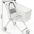 90 Litre Shopping Trolley with Child Seat