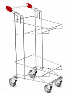 Vario XL Twin-Basket Shopping Trolley – Winkelwagen met Hoge Capaciteit