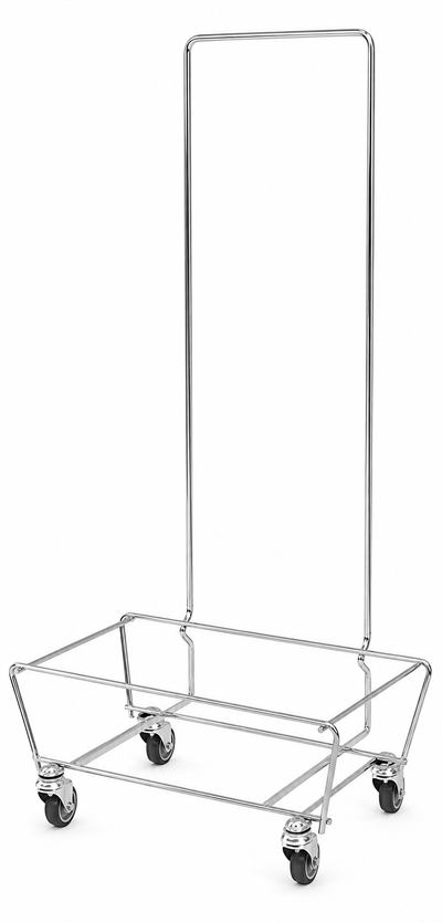 Mand Stapelrek met Handvat – Mobiele Mandhouder voor Detailhandel