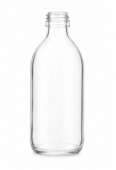 300ml Alpha Clear Glass Fles
