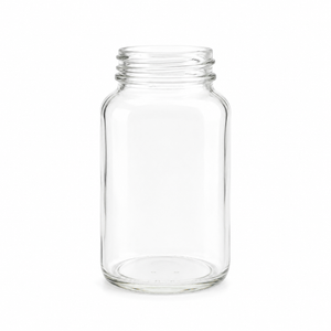 120ml (4oz) Witte Flint Glazen Poederfles