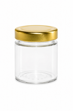 212ml Cilindrische Diepe Twist Off Glazen Pot