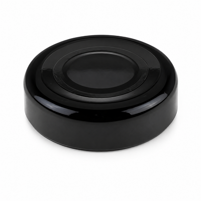38MM Zwarte Knop Draai-af Deksel