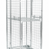 Folding Logistics Container KLS-2 – 600 x 800 x 1800mm | Nestable Roll Cage with Dual Doors | 400kg Capacity
