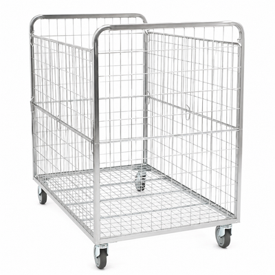 Container voor Kartons 800x1200 H1200 – Grote Rolkooi voor Verwerking van Verpakte Goederen