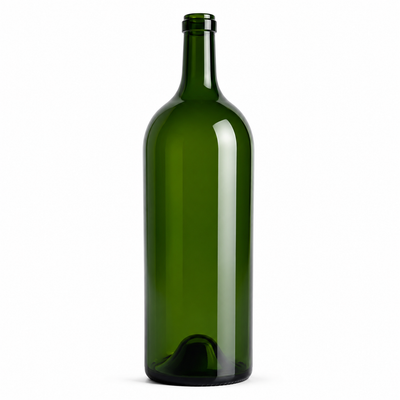 Bordelaise 6L Green 04 Glass Bottle – Cork Finish