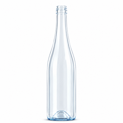 750ml Blauwe Glazen Bourgogne Oneway Wijnfles - Ardagh