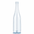 750ml Blauwe Glazen Bourgogne Oneway Wijnfles - Ardagh