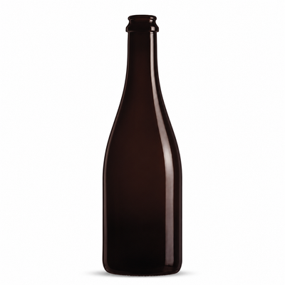 Méthode Traditionnelle 75cl Dark Amber Glass Bottle – Crown Finish