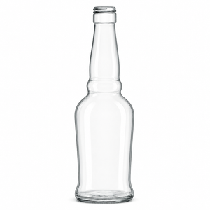 70cl clear flint glass bottle with high push-up base and BVP31.5H screw cap neck finish
