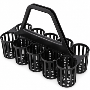 10 Flessen Plastic Handdrager