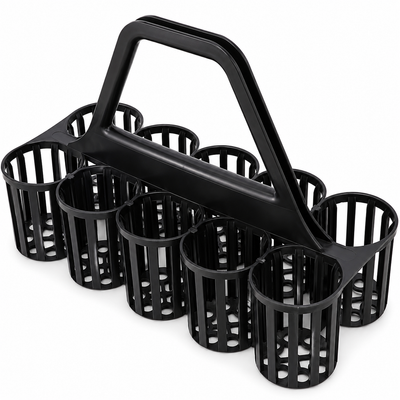 10 Flessen Plastic Handdrager