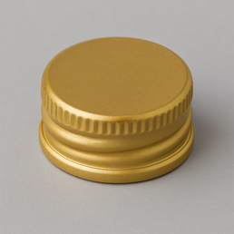 28MM MCA2 Tamper Evident Gold Bottle Caps