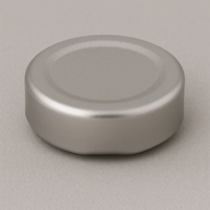 38MM RTO Zilveren Draai-af Caps – 10mm Hoog