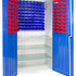 Louvred Panel 2000mm Small Parts Cabinet with Bin Kit | Lockable Storage Unit with Bins Included