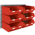 Wall Mounted Louvred Panel & Bin Kits | Complete Wall Storage with Small Parts Bins
