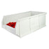 Antibacterial Small Parts Bins | White Hygiene-Safe Storage Containers