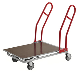 Volume Trolley with Plywood Platform – Stackable Warehouse & Retail Trolley | 200kg Capacity