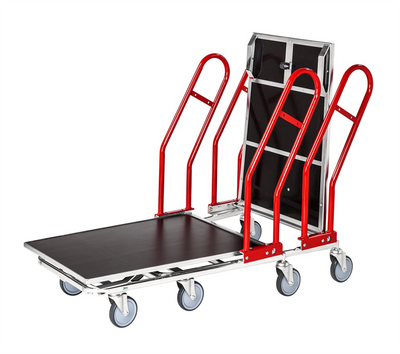 Volume Trolley with Plywood Platform & Basket – Stackable Transport Trolley | 200kg Capacity