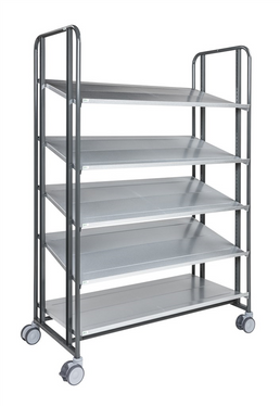 Series 168 Shelf Trolley – Adjustable Multi-Level Cart (1277 × 600 × 1850 mm)