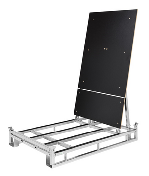 Foldable and stackable load carrier 1200 x 800 mm for standing and long goods from AB Handling