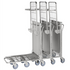Ergonomic Stackable Shop Trolley – Spring-Loaded Shelf | Electro-Galvanised | 90kg Capacity