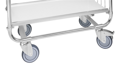 Series 8000 Shelving Trolley – Electrogalvanised Flex Cart – 250kg Capacity (945 × 470 × 1120 mm)