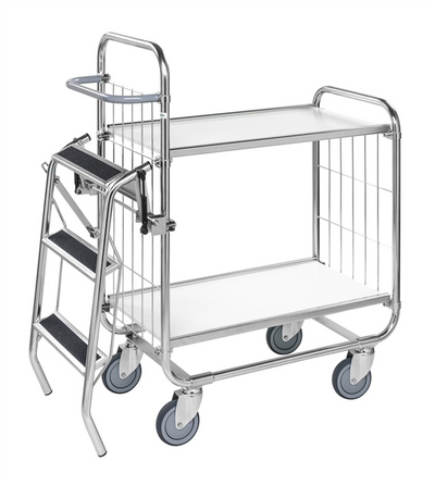 Series 8000 Shelving Trolley – Electrogalvanised Flex Cart – 250kg Capacity (945 × 470 × 1120 mm)