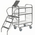 Series 8000 Shelving Trolley – Electrogalvanised Flex Cart – 250 kg Capacity (1195 × 470 × 1120 mm)