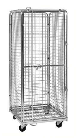 Security Container – Lockable Mesh Container with Roof (400kg Capacity)