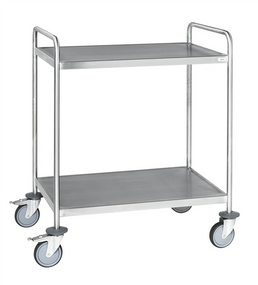 Stainless Steel Trolley – Fully Welded – 2 Levels – C3 – 825 × 575 × 1010 mm