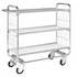 Series 8000 Shelving Trolley – Electrogalvanised Flex Cart with Central Lock – 250 kg Capacity (1195 × 470 × 1120 mm)