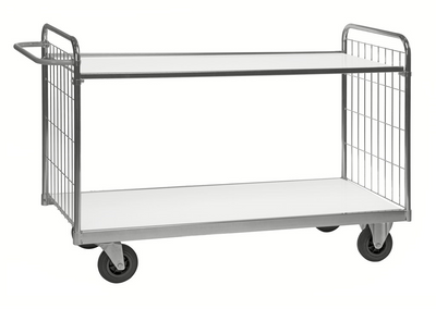 Series 9000 Shelving Trolley – Heavy-Duty Electrogalvanised – 300 kg Capacity (1590 × 650 × 1025 mm)