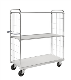 Series 9000 Shelving Trolley – Heavy-Duty Electrogalvanised – 300 kg Capacity (1590 × 650 × 1695 mm)
