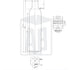 500ml White Flint Glass Marasca Olive Oil Bottle (Screw Neck)